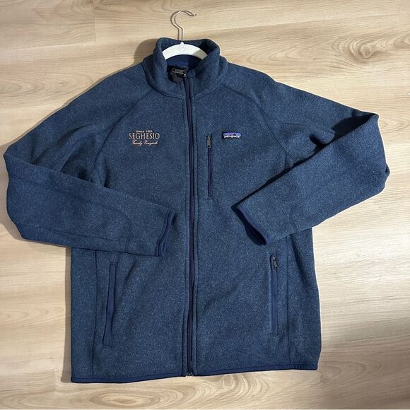 Patagonia Men's‎ Better Sweater Fleece Jacket New Navy Blue Size Large - Picture 3 of 11